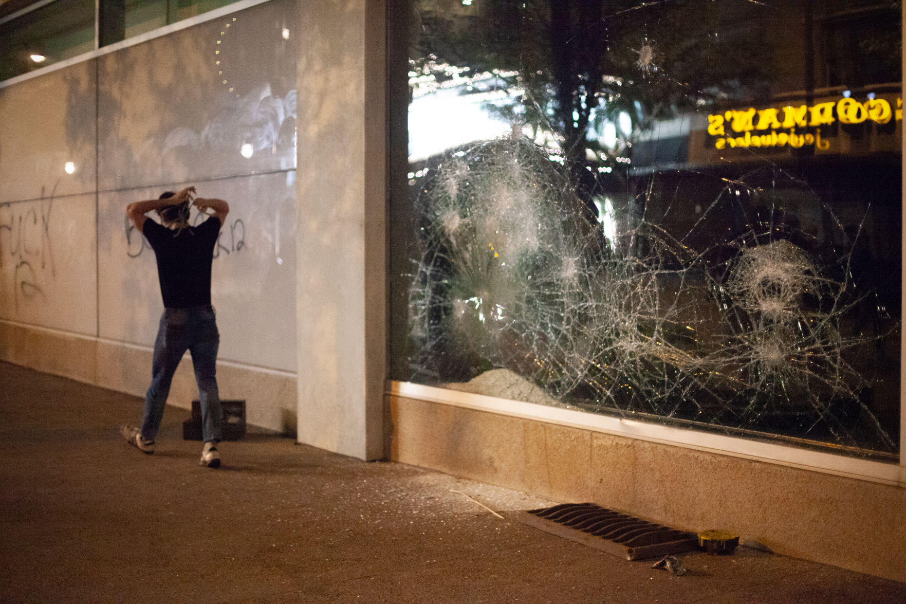 Agitators spark violence